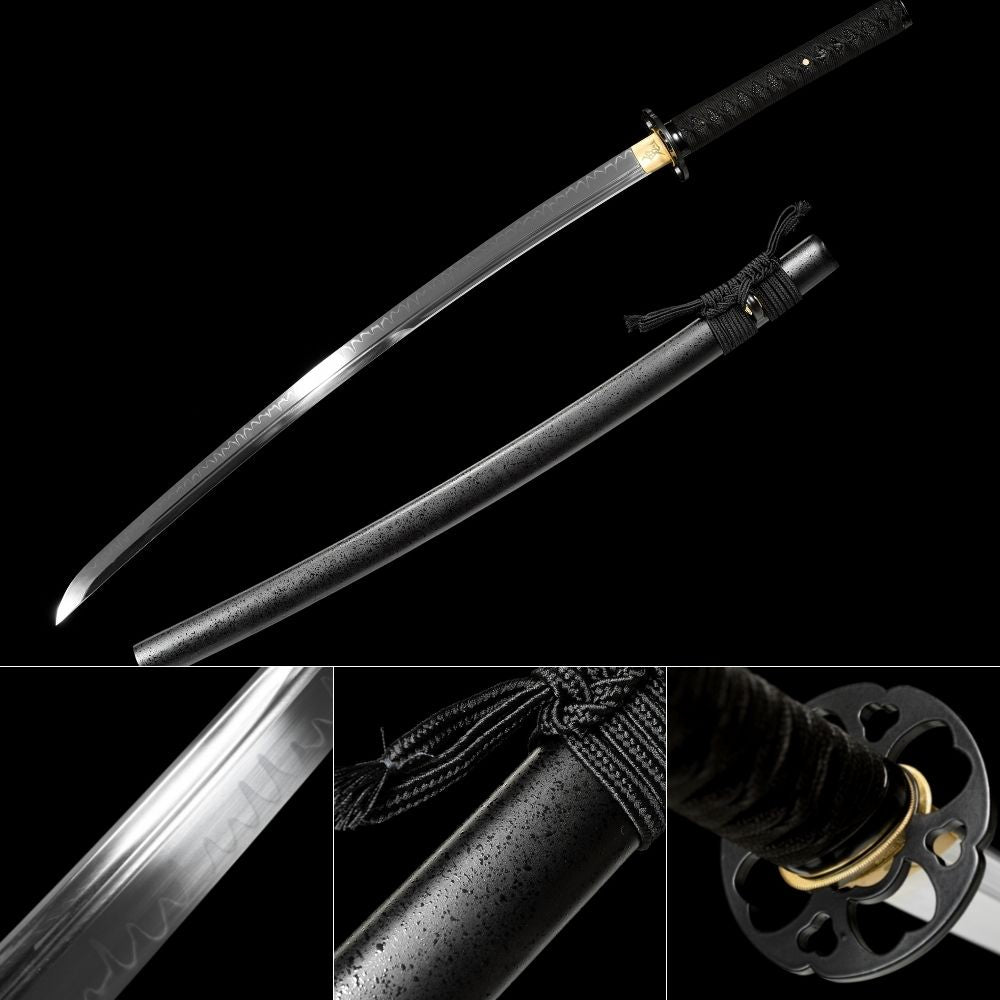 Real Katana Handmade Battle Ready Full Tang T10 Steel Unokubi-Zukuri