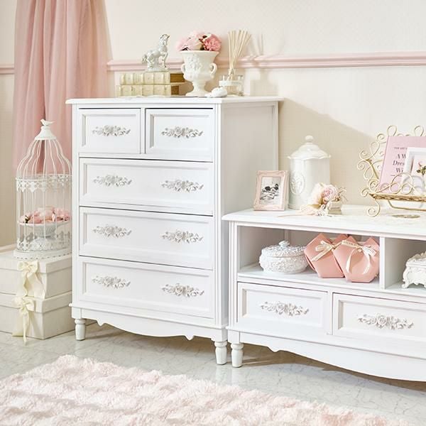 直送】チェスト大/RoseRelief(ローズレリーフ)｜かわいいお姫様