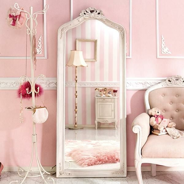 直送】クラシカル大判ミラー(幅65cm)/Loire(ロワール)｜かわいいお姫様