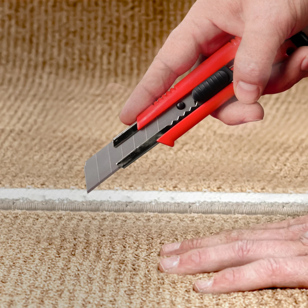 Utility Knife Cutter, Rubber Handle, 18mm, Delta Model - RH-3004