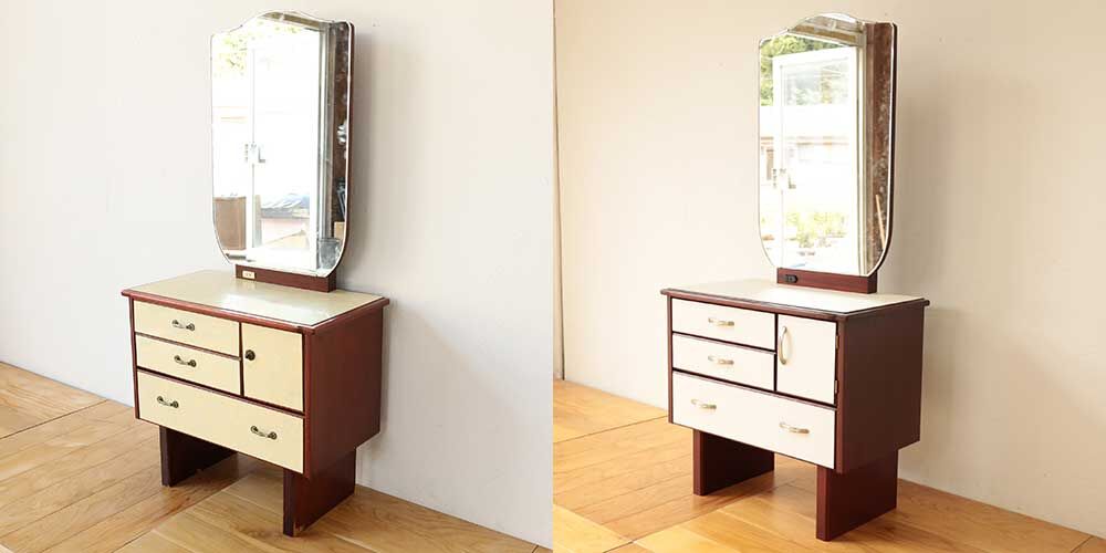 R0717:亡くなったお母様の鏡台を形見として使えるようにレストア