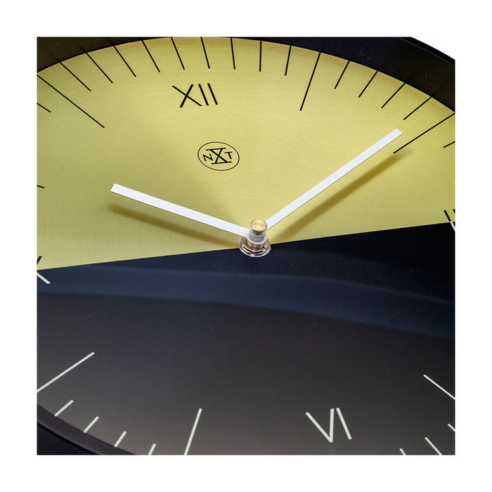 ネクスタイム 掛け時計 ハーフ ブラックゴールド — ルークランオンライン