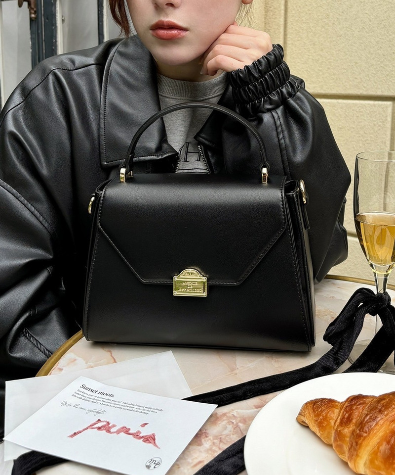 mytwilight PARIS モチーフ台形ミニバッグ｜my twilight マイ