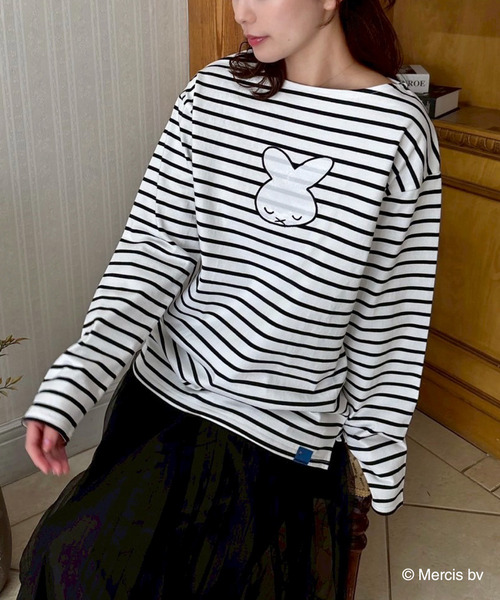 miffy ナインチェデザインボーダーロンT｜MIIA ミーア 商品詳細