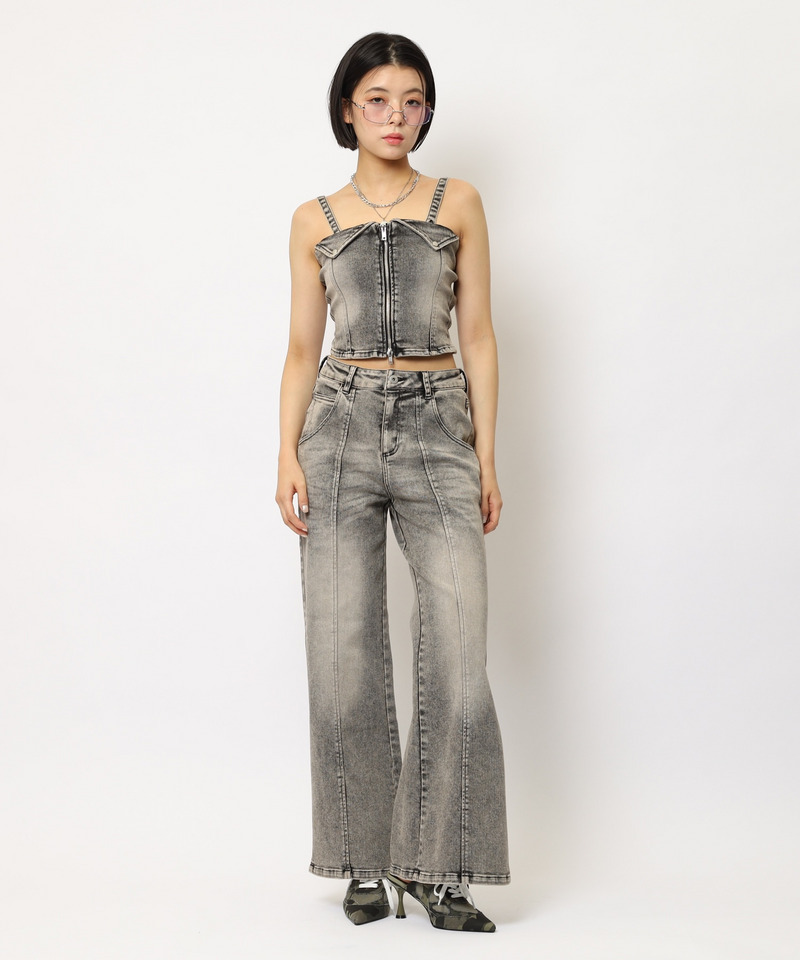 デニムビスチェセットアップ｜SPIRALGIRL スパイラルガール 商品詳細