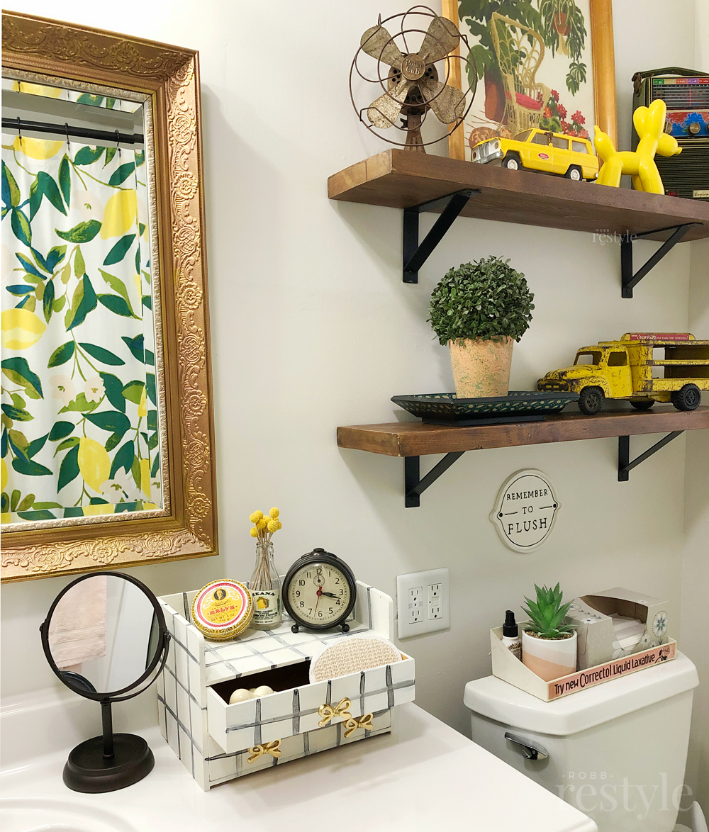 DIY Countertop Bathroom Organizer | DIY + Crafts