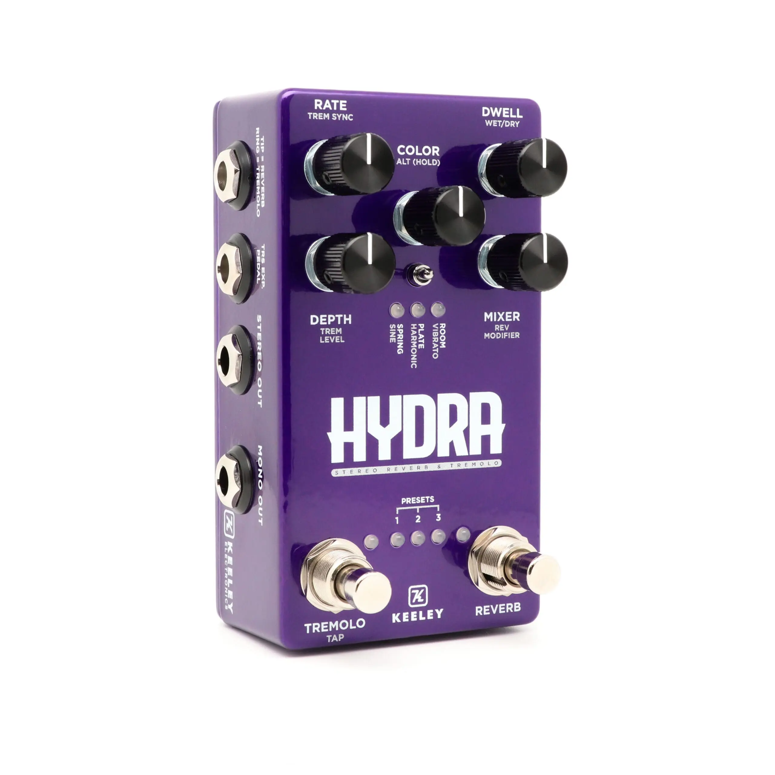 HALO HYDRA ECCOS 2K24 Purple - Keeley Electronics Guitar Effects