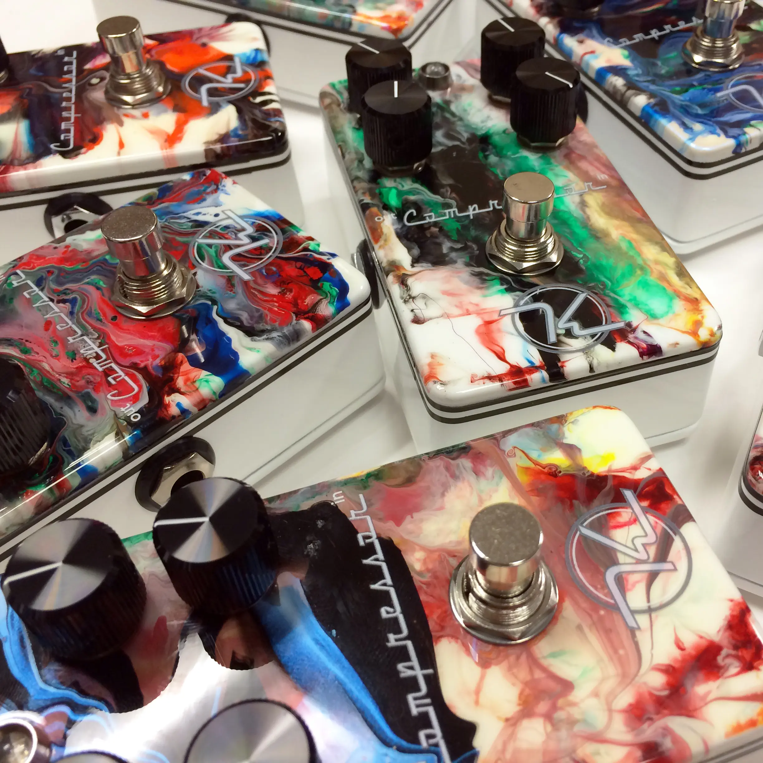 Keeley 4 Knob Compressor Arlon Prince Painted - Keeley Electronics