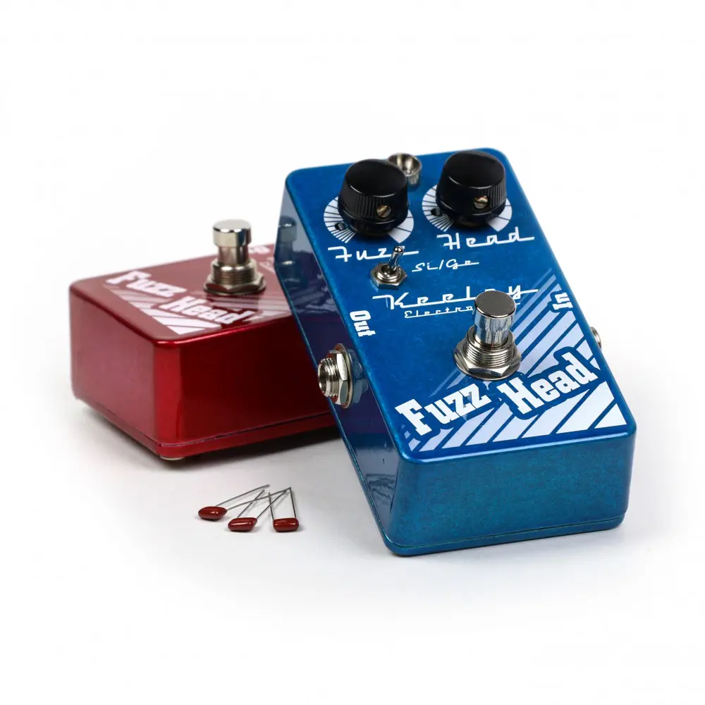 Blue Fuzz Head - Keeley Electronics Guitar Effects Pedals