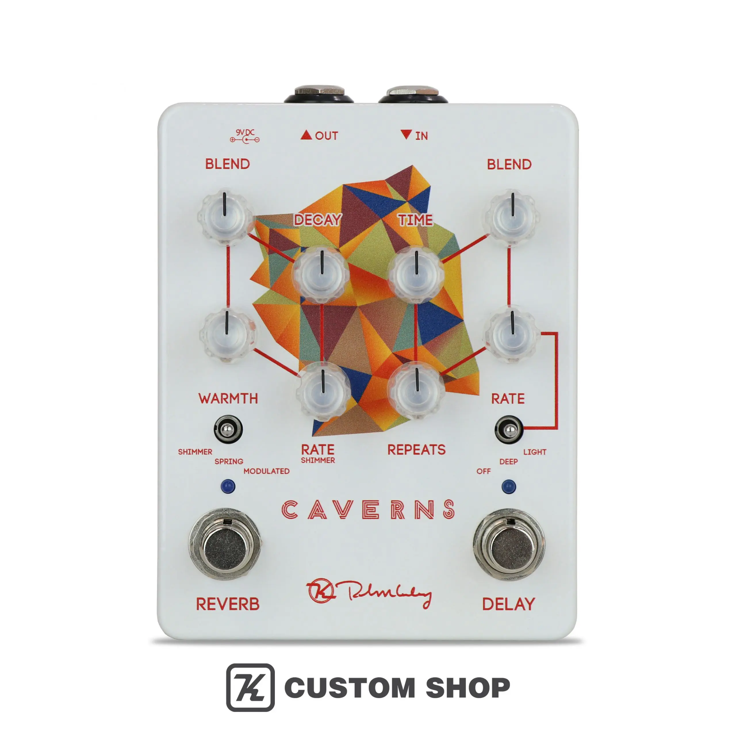 Caverns Delay Reverb - 'Double Down' Custom Shop Edition - Keeley