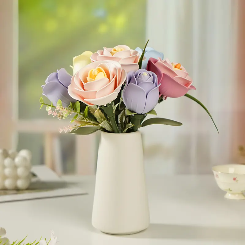 Robotime AD022 Lavender Rose Model Crafts 3D Plastic Puzzle