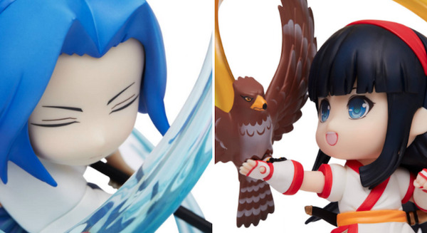 サムライスピリッツ」の人気キャラクター「橘 右京」と「ナコルル」の