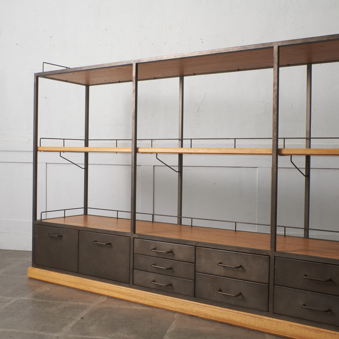 インダストリアル 金属x天然木 オープンシェルフ – rocca rocca