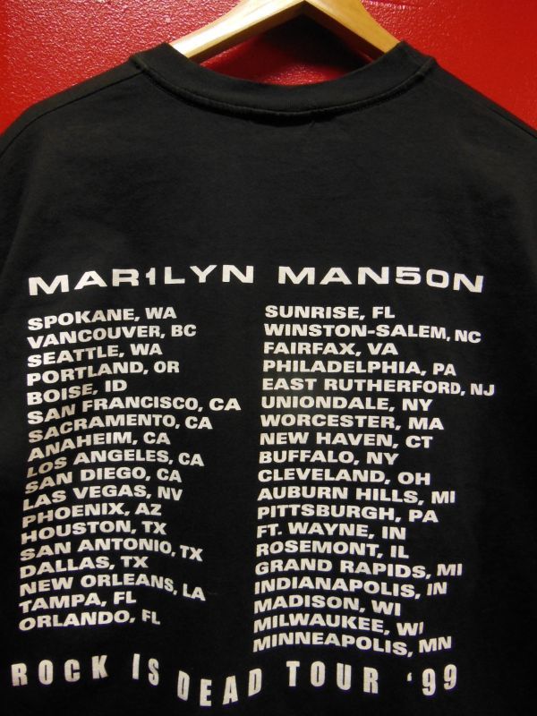 90S 美品 US古着 本物ビンテージ WINTERLAND マリリンマンソン ROCK IS