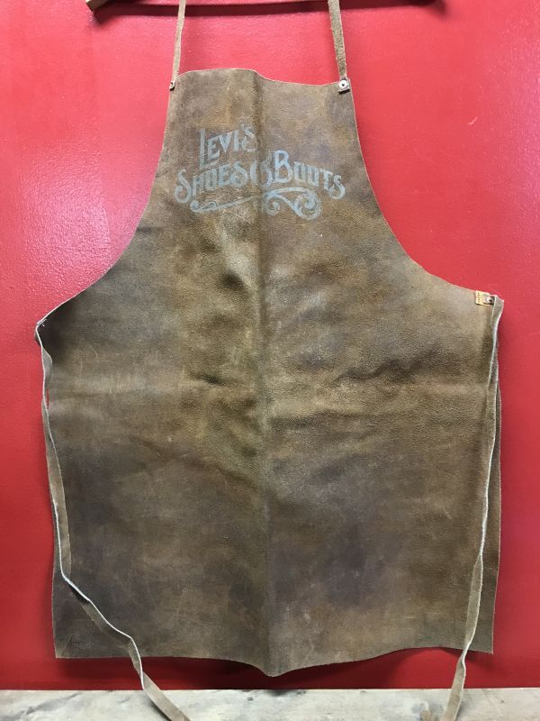 1970'S LEVI'S SHOES ＆BOOTS ADVERTISING LEATHER APRON ビンテージ