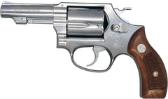 マルシン】S&W M60 3インチ シルバーABS 木製サービスグリップ 6mmBB X