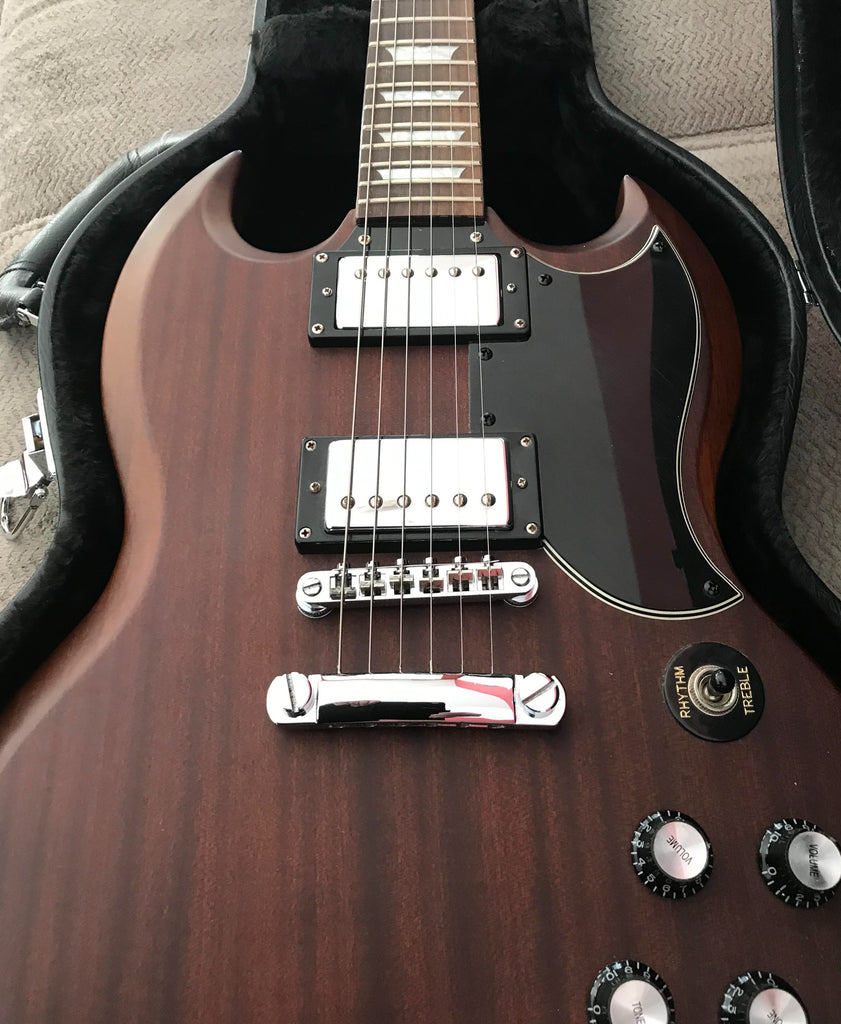 2006 Epiphone SG Faded G-400 6 String Electric Guitar, Worn Brown With