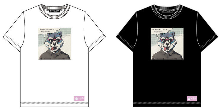 MAN WITH A MISSION×Candy StripperコラボTシャツ、たまアリ公演より