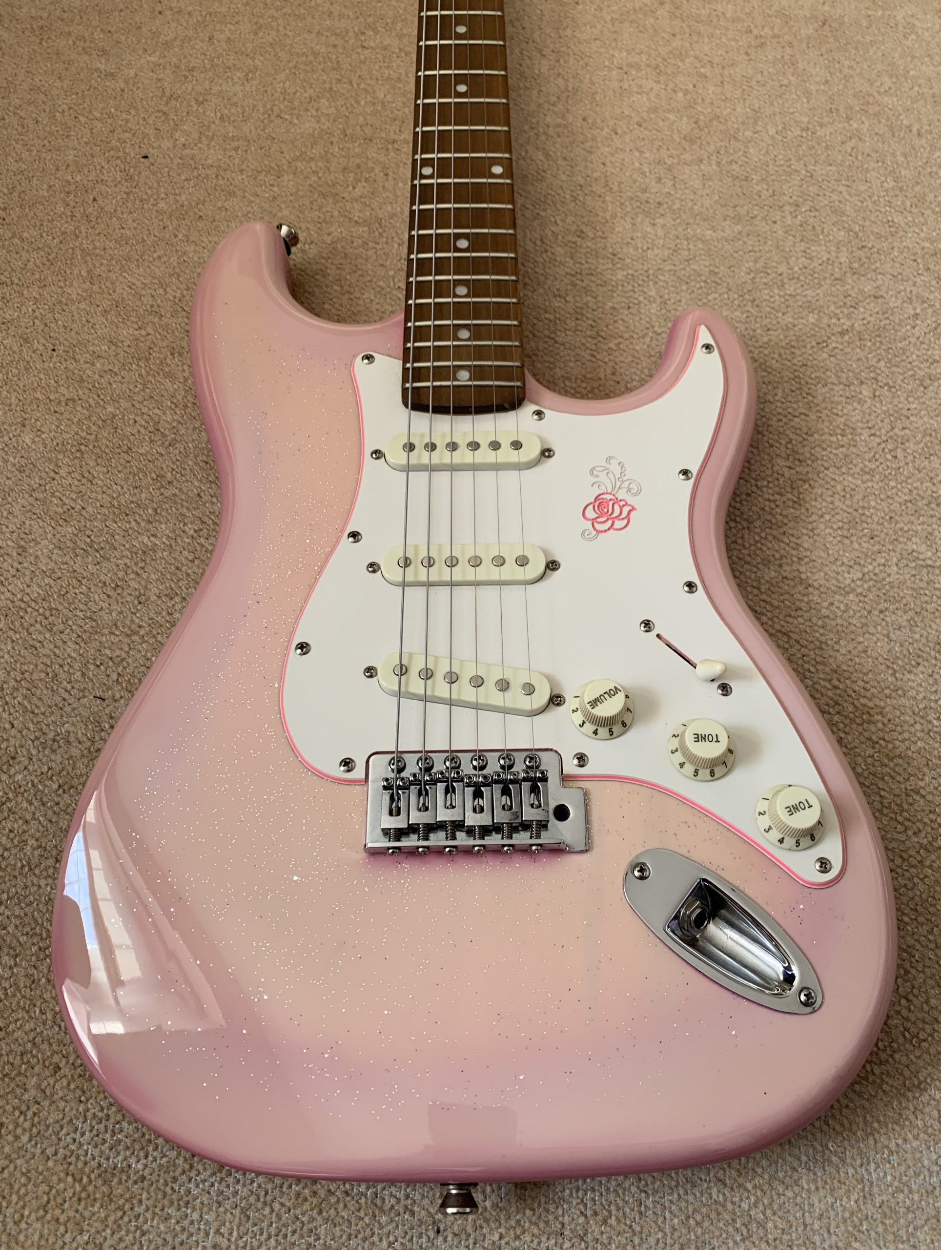 Gypsy Rose 7/8 Size Strat Style Electric Guitar - Rock Stock Stores