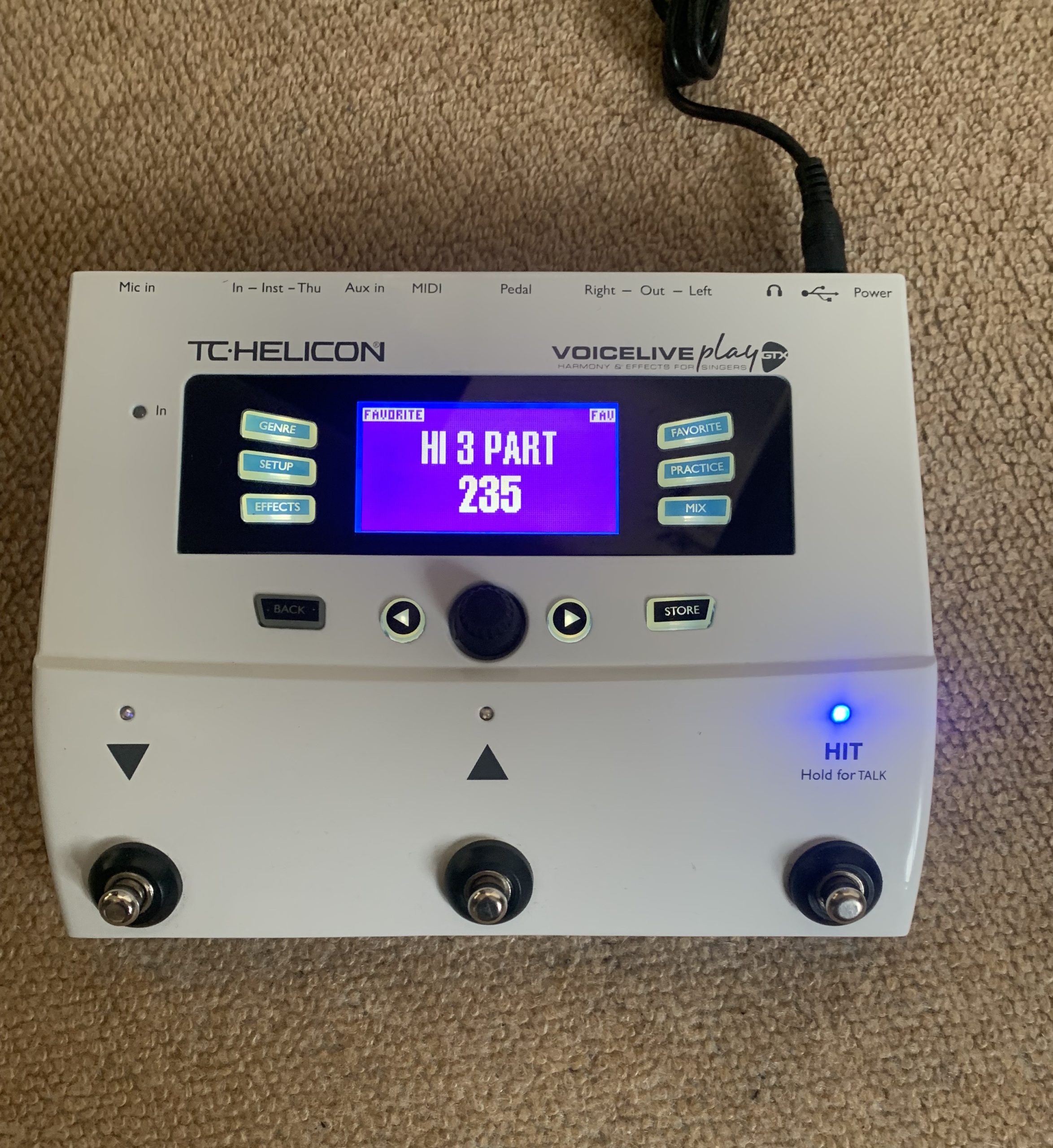 TC Helicon VoiceLive Play GTX White - Rock Stock Stores