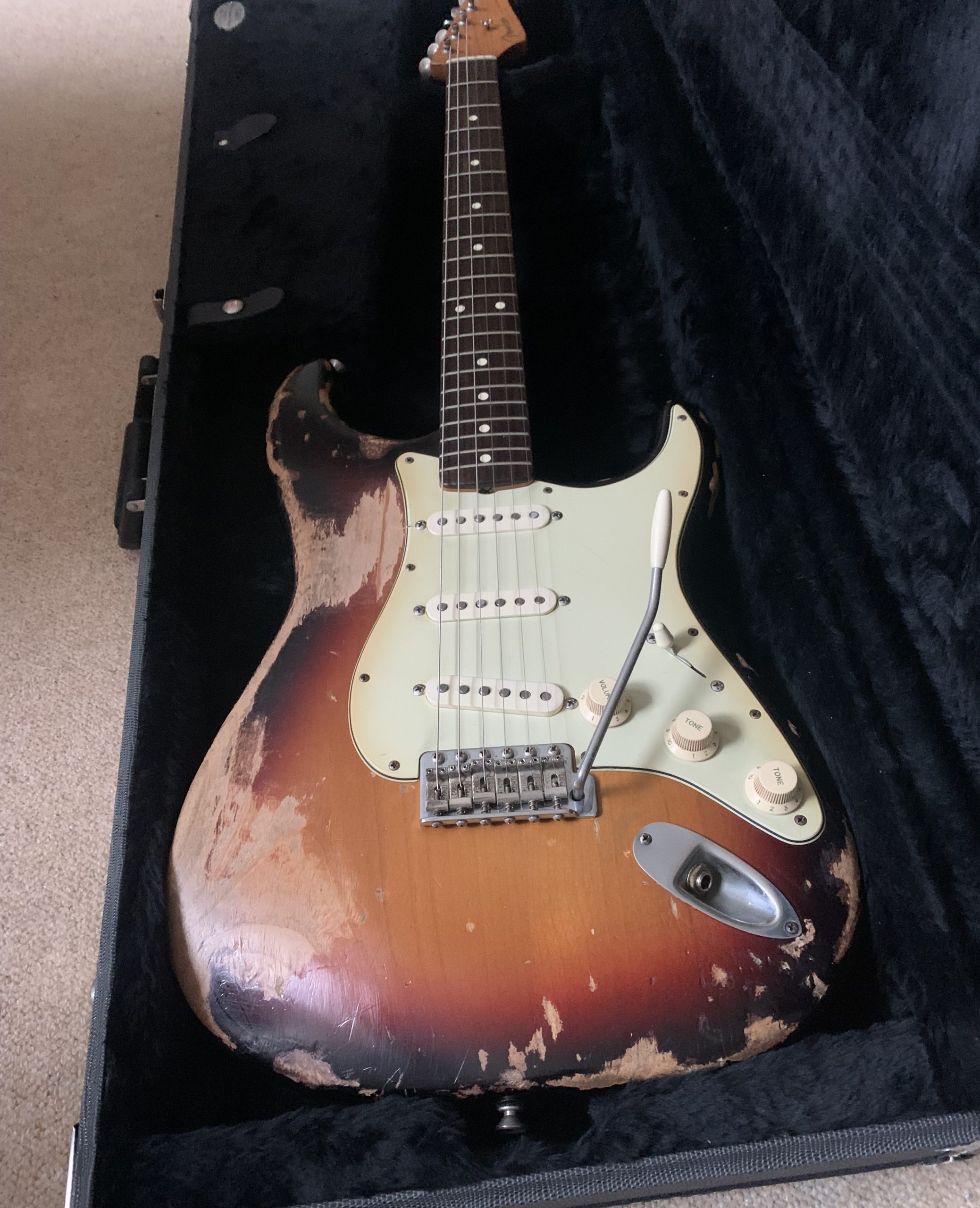 Fender Road Worn 60s Stratocaster 3-Color Sunburst RW Mexico 2009