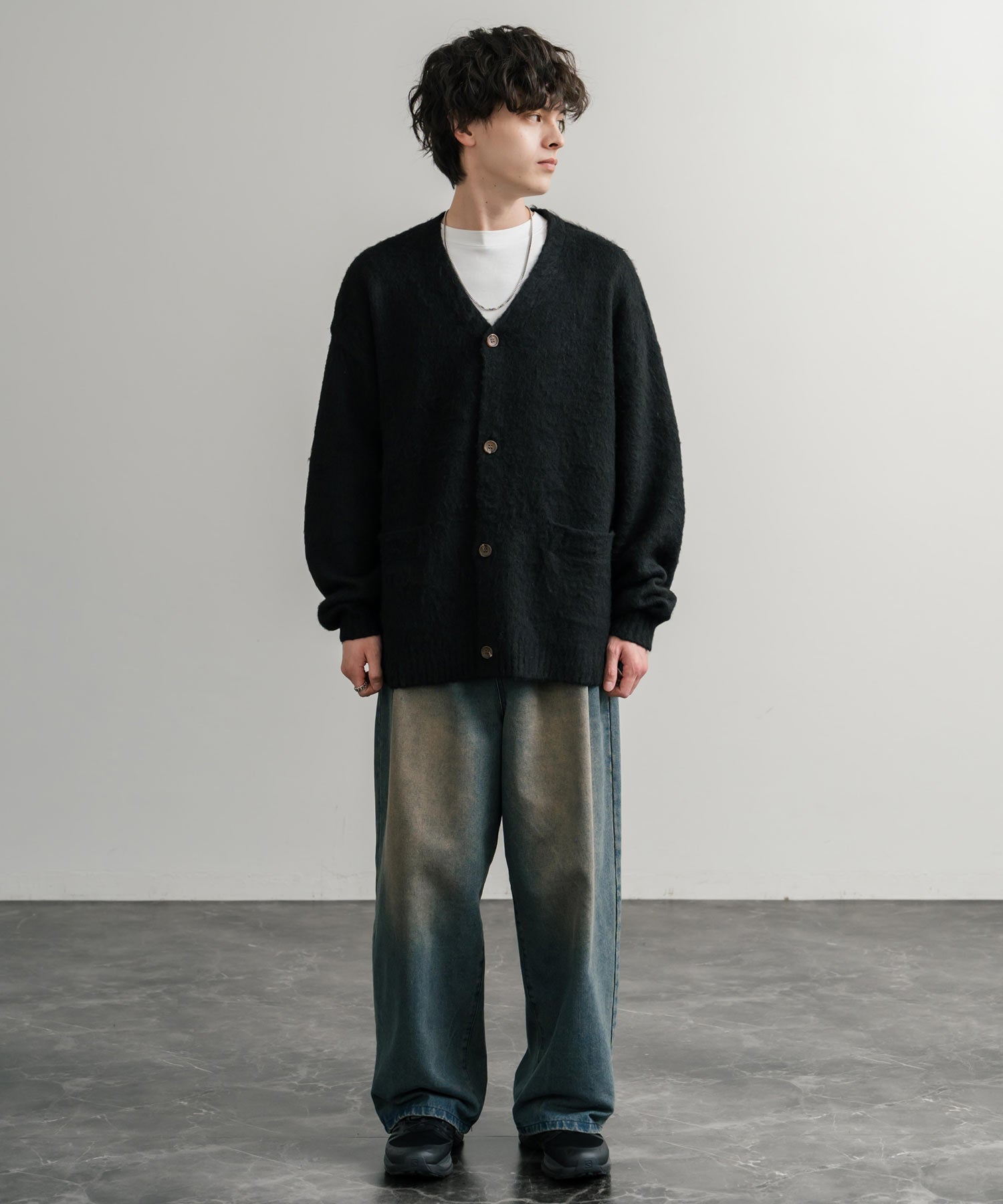 オーバーサイズシャギーニットカーディガン 14550 – Rocky Monroe