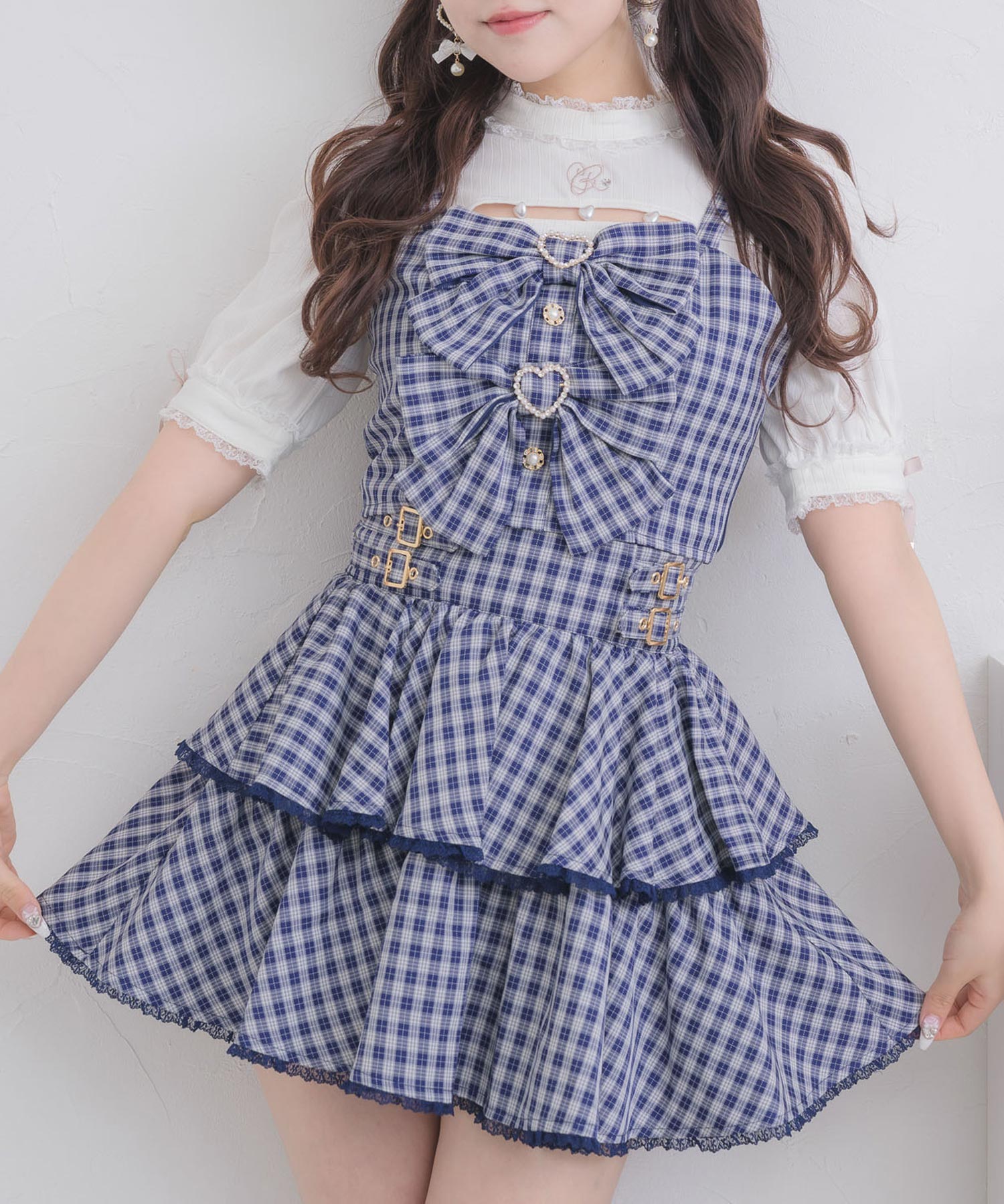 ダブルリボンビスチェスカートセット | Rlab store