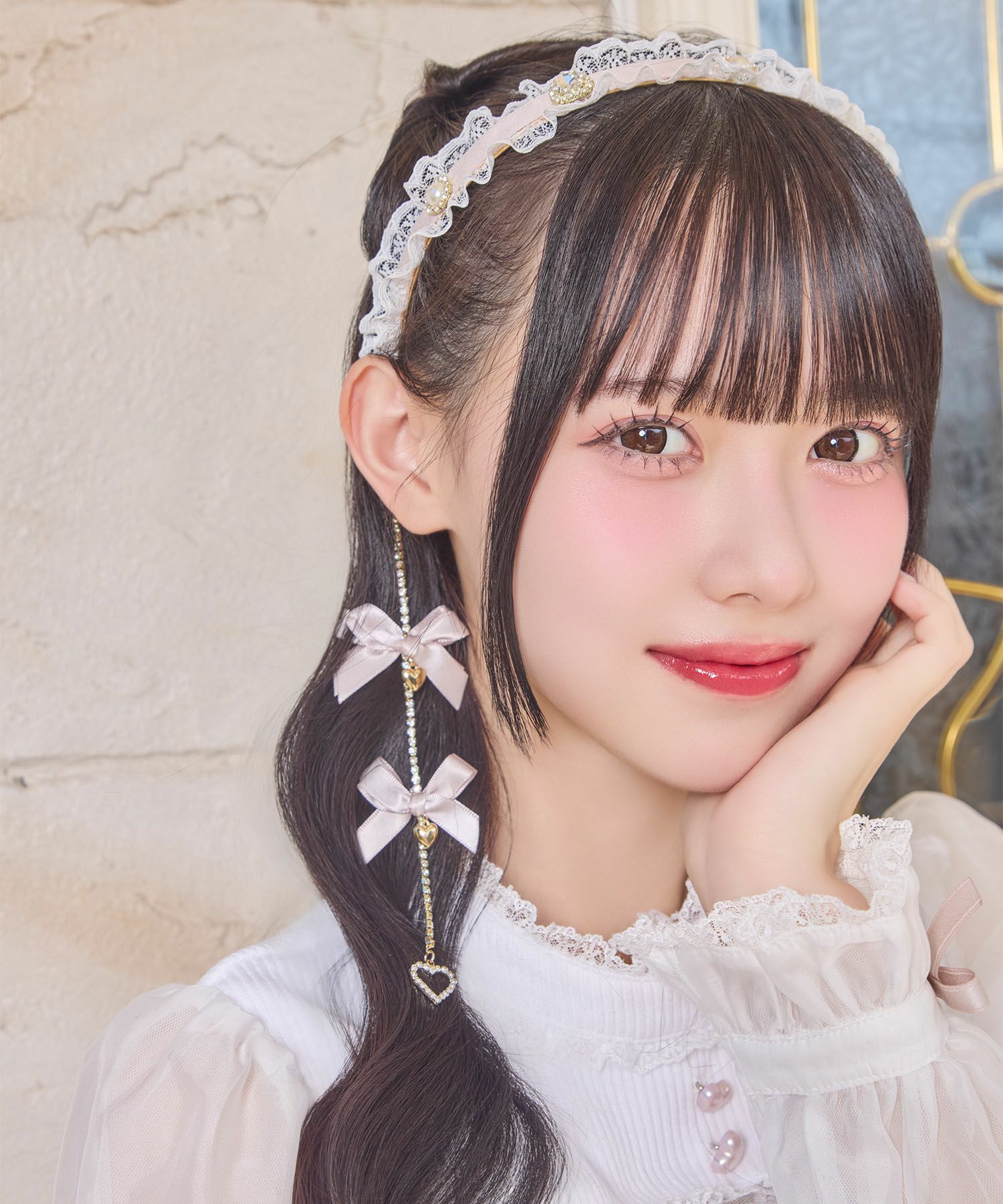 リボン付チェーンカチューシャ | Rlab store