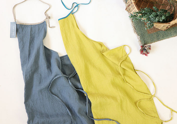 Lino e Lina] フルエプロン ミラ ミモザ | 森の8カテン rolca_shop