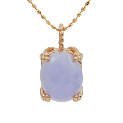 ラベンダー翡翠 ペンダントトップ 「クエルダ」 PT900 K18 K10対応