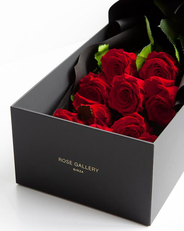 ベストウィッシュ(L12)/ブライトレッド | ローズギャラリー銀座
