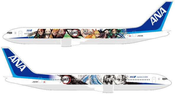 ANAオリジナルスターウォーズJET非売品&鬼滅ジェット2体