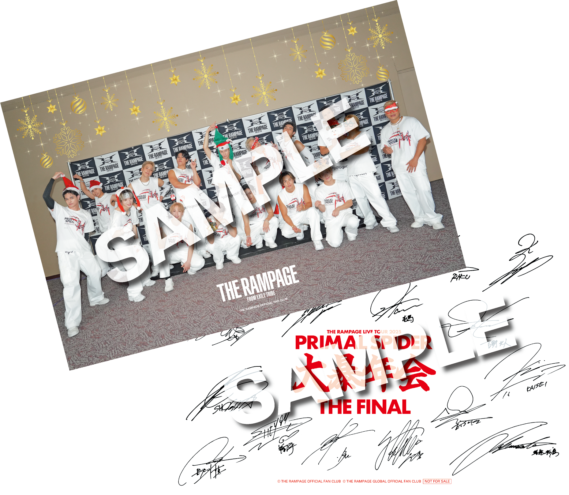 THE RAMPAGE LIVE TOUR 2025 PRIMAL SPIDER 大暴年会 THE FINAL』FAN