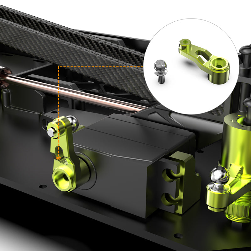 13T Aluminum Servo Horn For RZ001 and 1/10 Rally Car – Rlaarlo