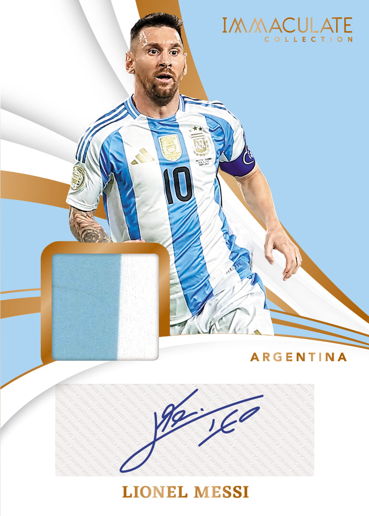 2024-25 Panini Immaculate Soccer Hobby Box - 5 Autographs