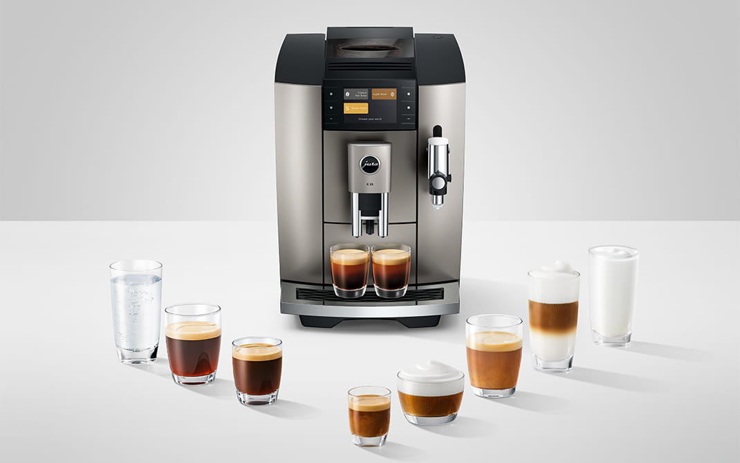 JURA Automate de cafea E8 Midnight Silver (ED) - 15712, 6.590,00 Lei
