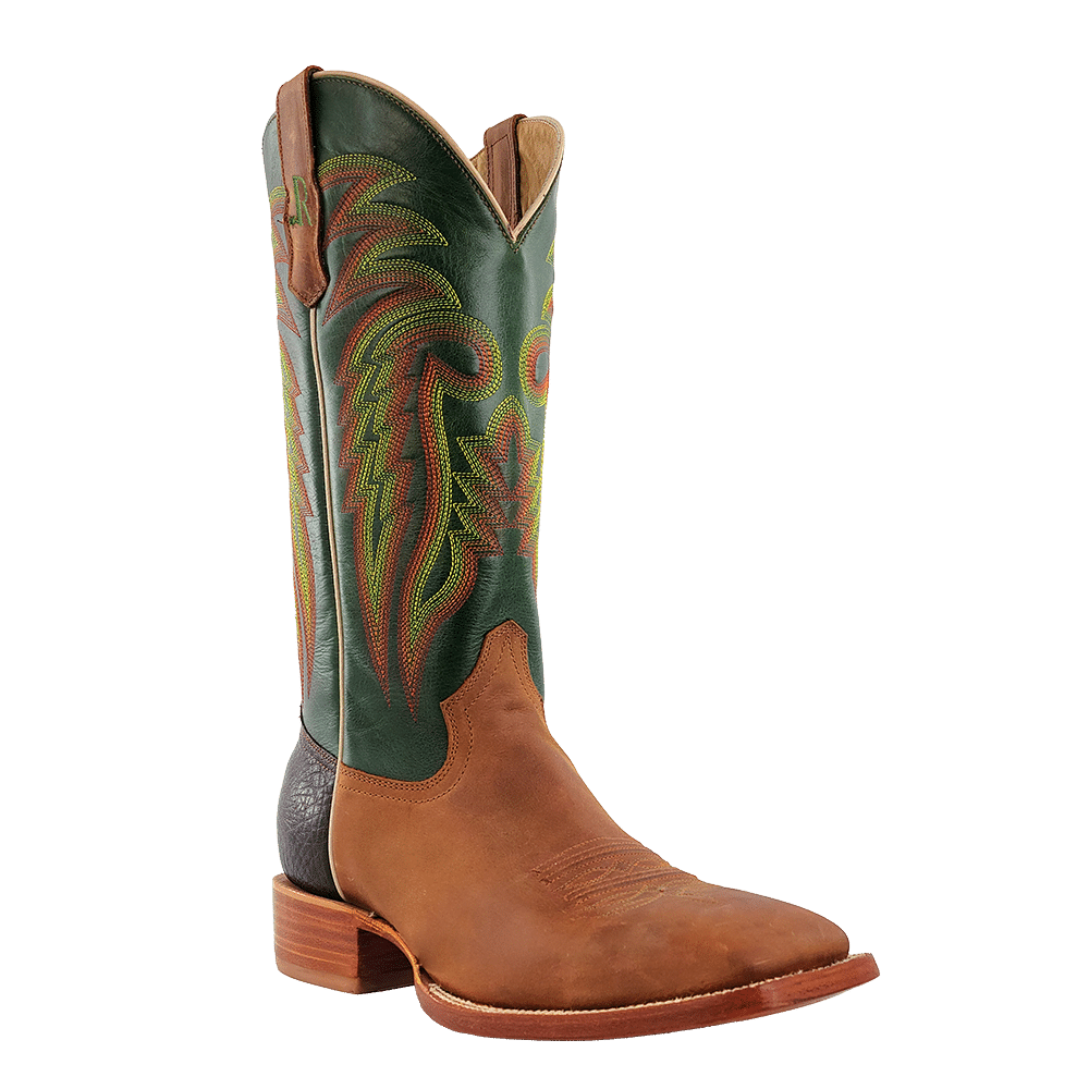 Men's Cowhide Wide Square 13