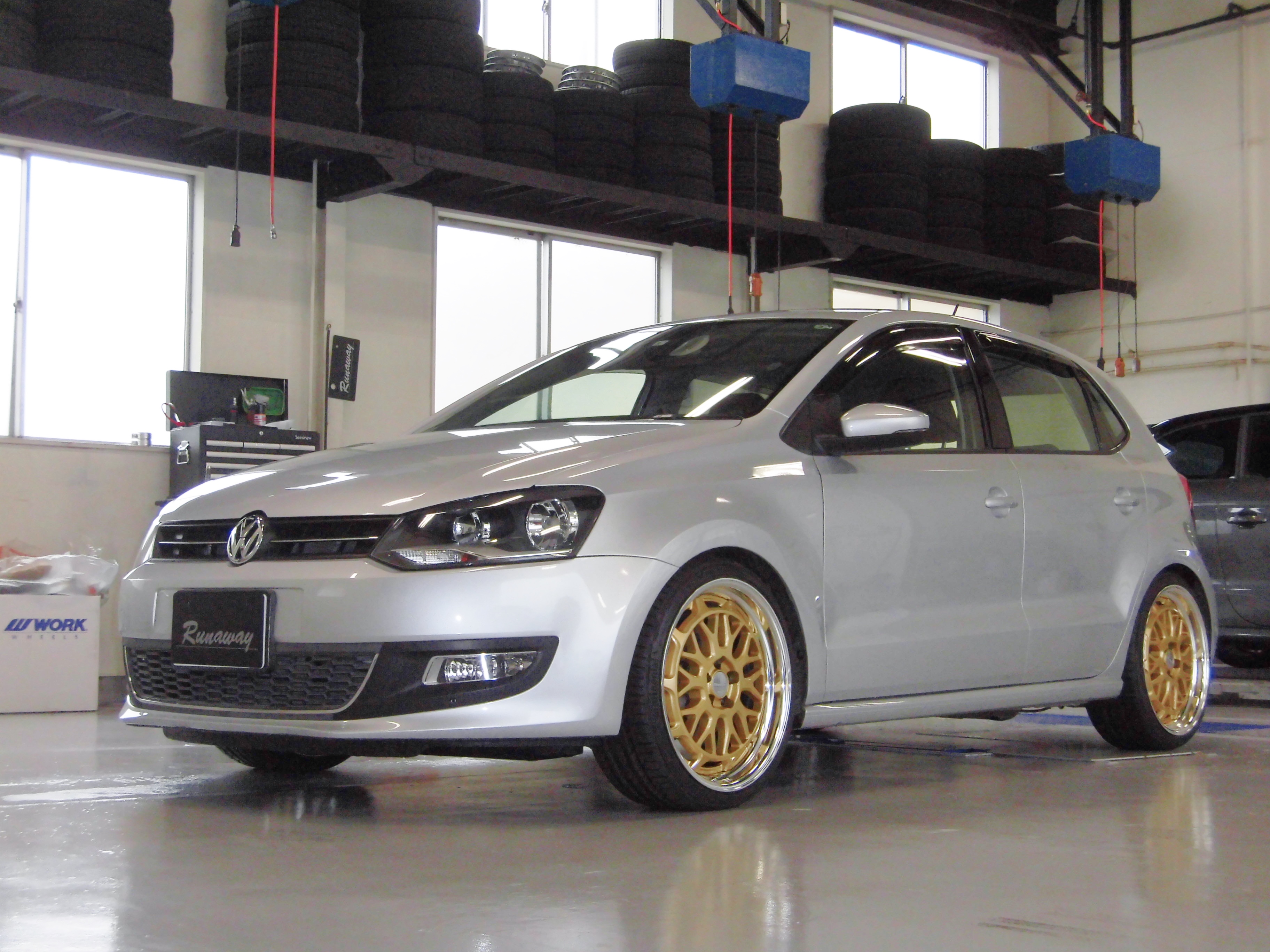 VW ポロ POLO 6R ハイライン KW Ver1＆WORK（ワーク） Seeker MX 18