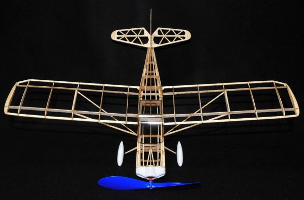 ゴム動力プロペラ飛行機・ゴム動力竹ひご飛行機・工作飛行機・バルサ材