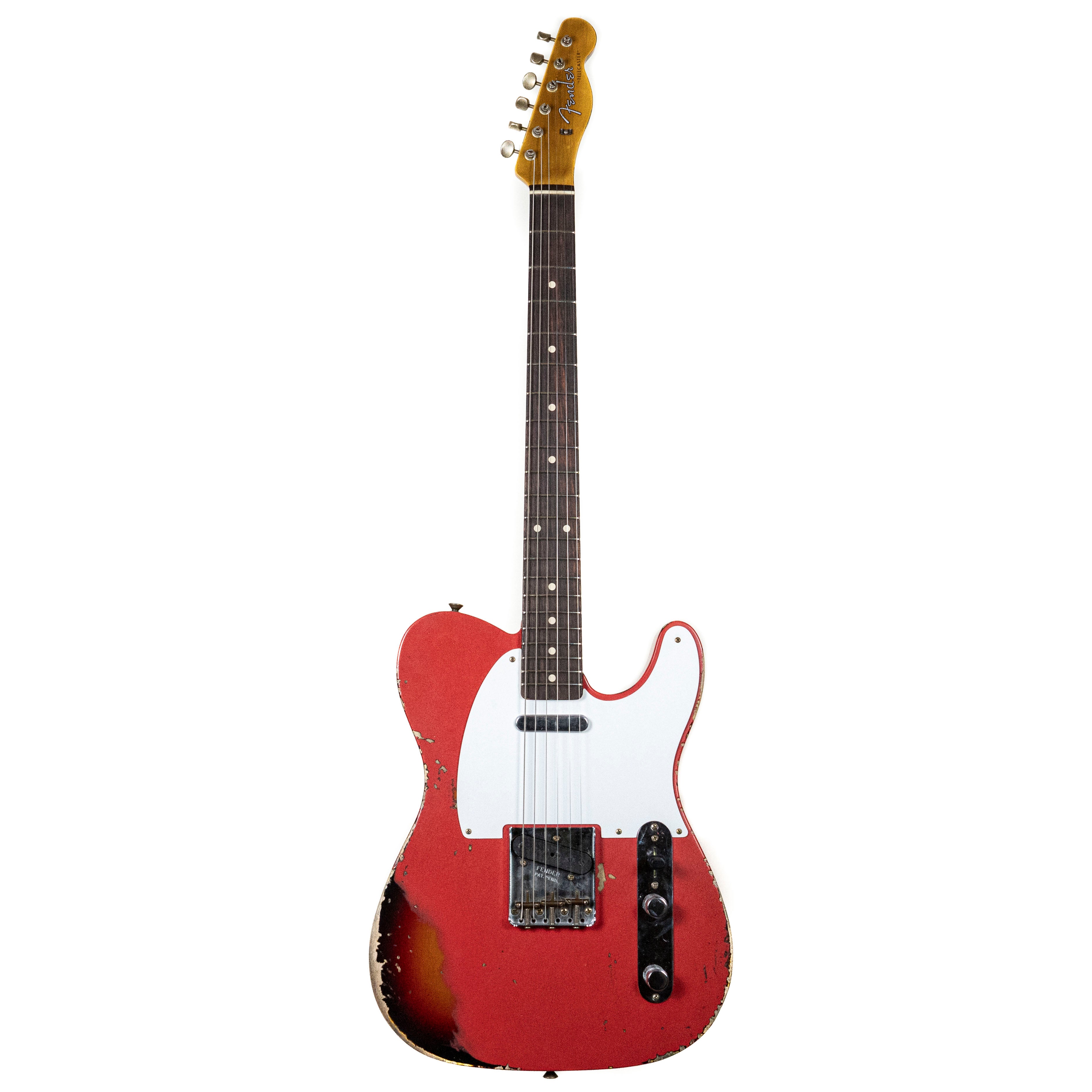 Fender Custom Shop 1959 Tele Fiesta Red Over Sunburst — Rudy's Music