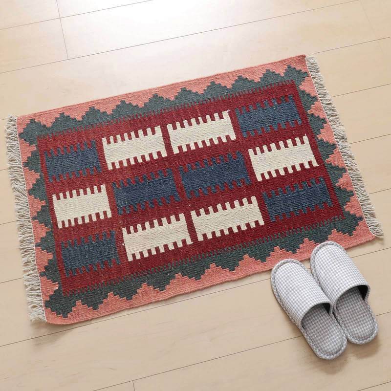 各限定1点 】 豊富なカタログから自由に選べる！ キリム 天然ウール100