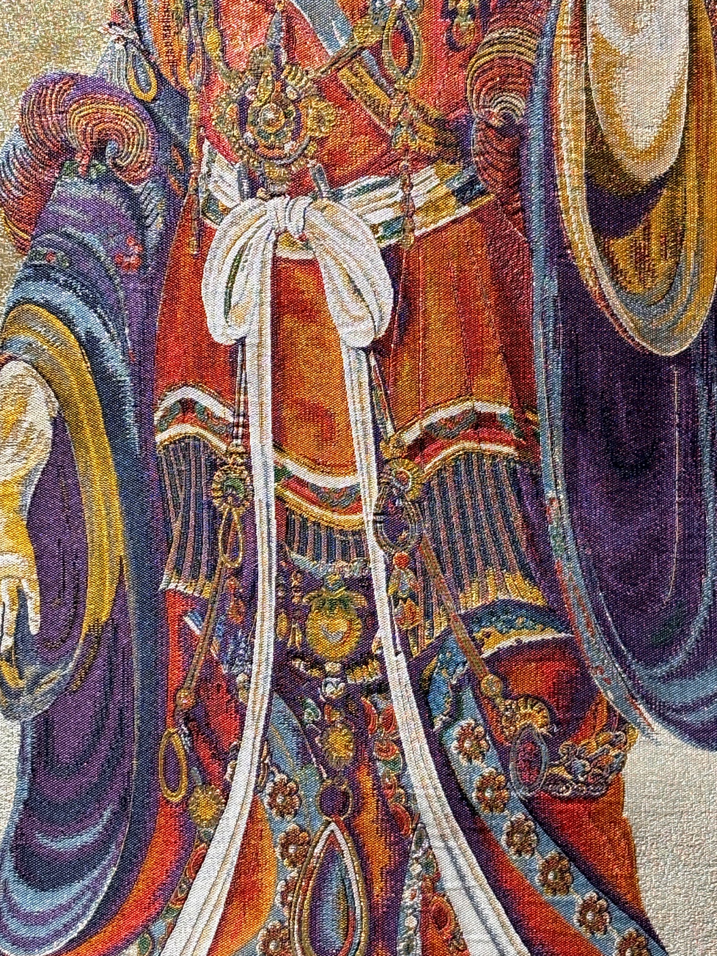 西陣極細織掛軸 ウォールデコ 吉祥天立像 – Rui Arts and Crafts