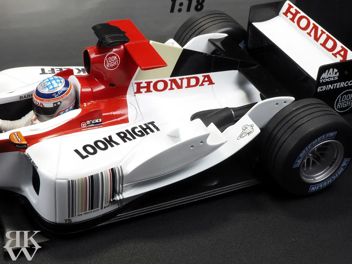 ミニチャンプス 1/18 B.A.R ホンダ 006 佐藤琢磨 | さいねのCOULEURS工房