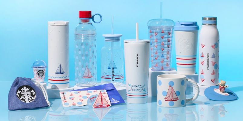 スタバ新作・グッズ】マリンスタイルがさわやか！ 「サマーシーズン第1