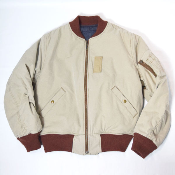 Sサイズのみ】BLUE BLUE サルファダック MA-1ジャケット 1009918 の