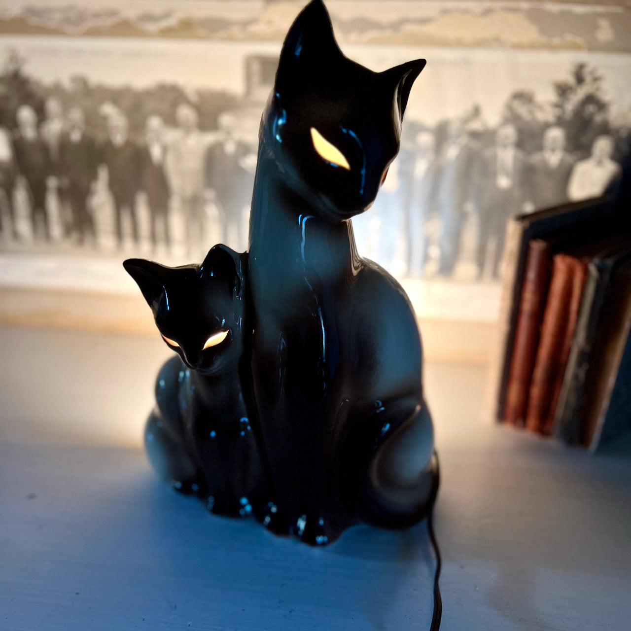 Mid Century 1950s Siamese Cat TV Lamp – Rush Creek Vintage