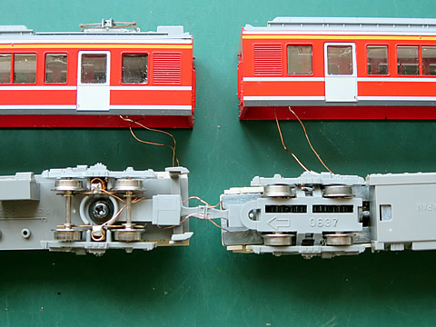 箱根登山鉄道 サン・モリッツ号の室内灯工作