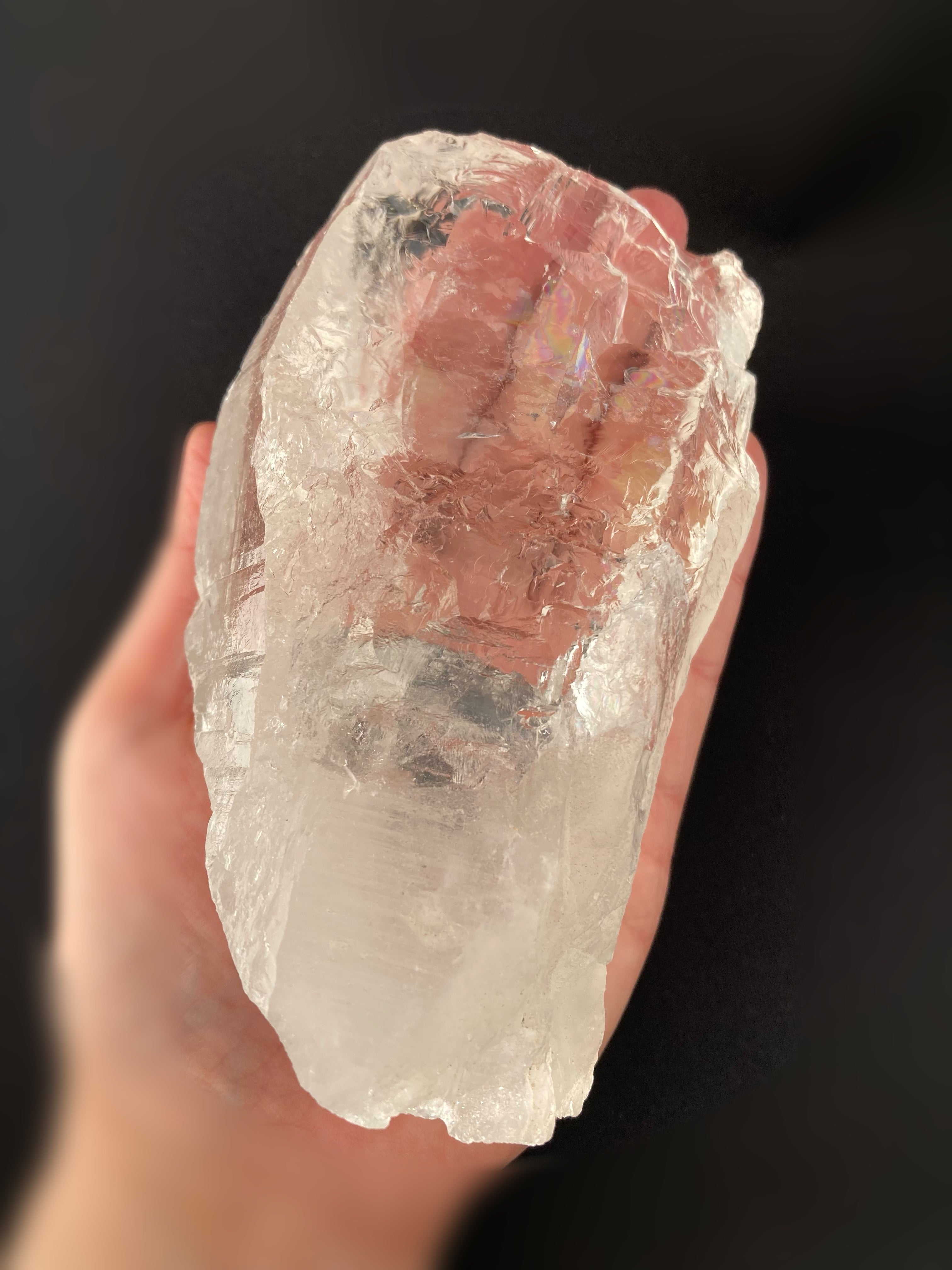 SALE】（希少）『 ロシア産 レムリアン クォーツ (虹入り) 』1 Russian