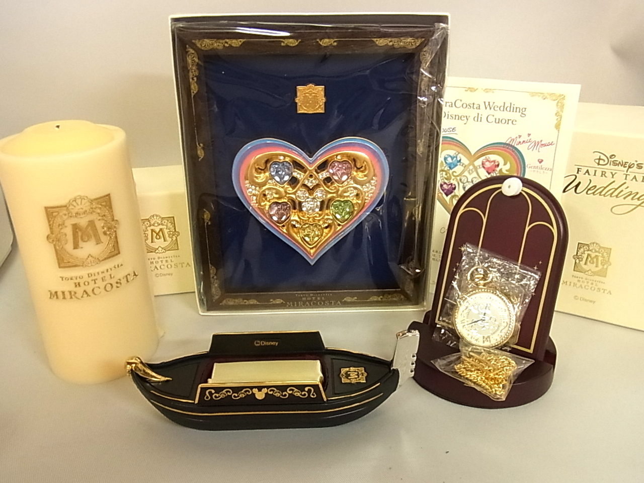 ホテルミラコスタ ウェディング限定グッズ！クオーレフレーム他 買取品