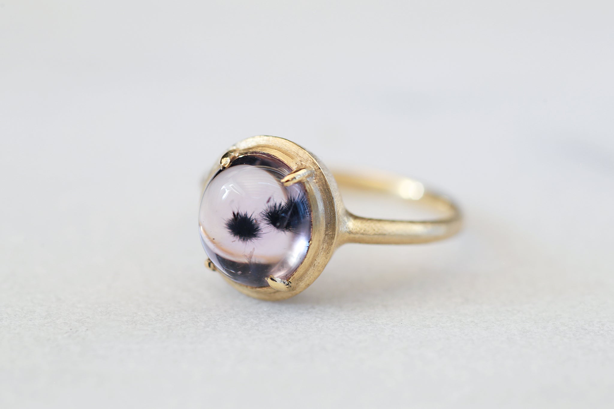 2月誕生石] ロマネサイトインアメジストリング– Ryui